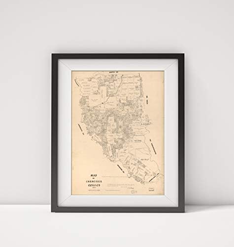 תמונות אינסופיות 1879 מפה / מפה של מחוז צ 'ירוקי, 1879 / מחוז צ' ירוקי קדסטרלי|מחוז צ ' ירוקי טקס /